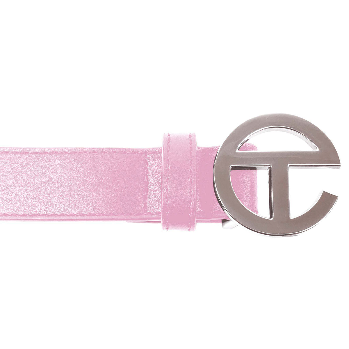 Logo Belt - Silver/Bubblegum – shop.telfar