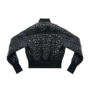 Moose Knuckles x Telfar Quilted Bomber - Leather/Fox
