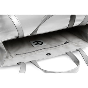 Medium Shopping Bag - Silver