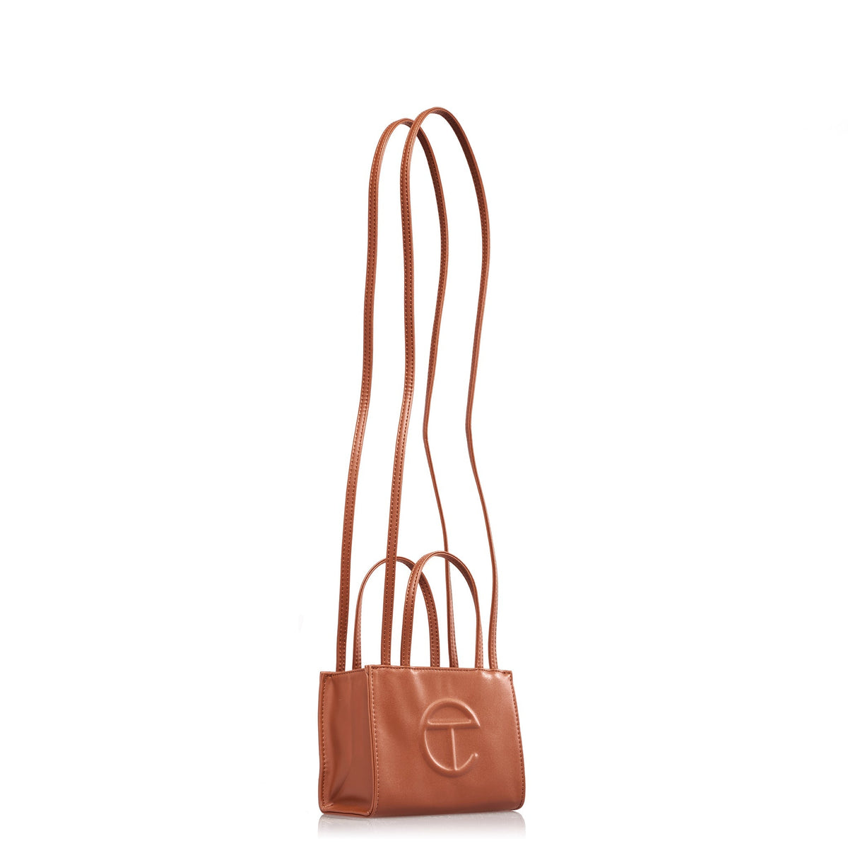 Small tan telfar bag new arrivals