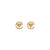 Logo Stud Earring - Gold