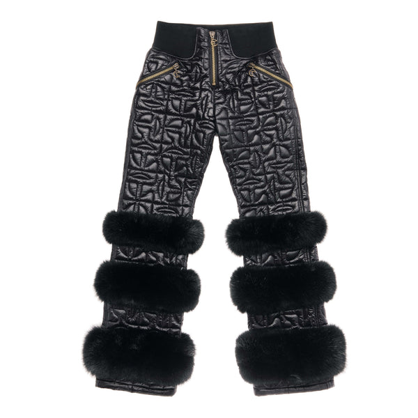 Quilted Pants Black