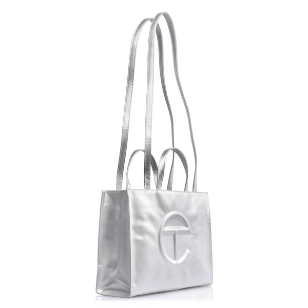Medium Shopping Bag - Silver – eu.telfar