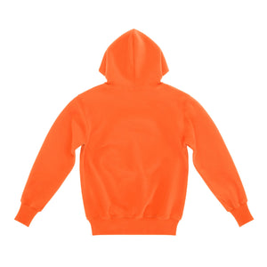 Embossed Hoodie - Orange