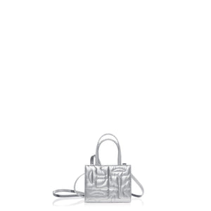 Moose Knuckles x Telfar Quilted Small Shopper - Silver
