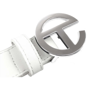 Logo Belt - White