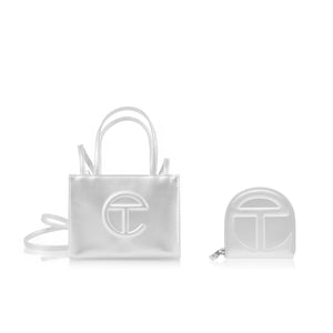 Telfar Wallet - Silver